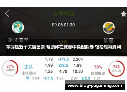 掌握这五个关键因素 帮助你在球赛中稳操胜券 轻松赢得胜利 掌握这五个关键因素 帮助你在球赛中稳操胜券 轻松赢得胜利