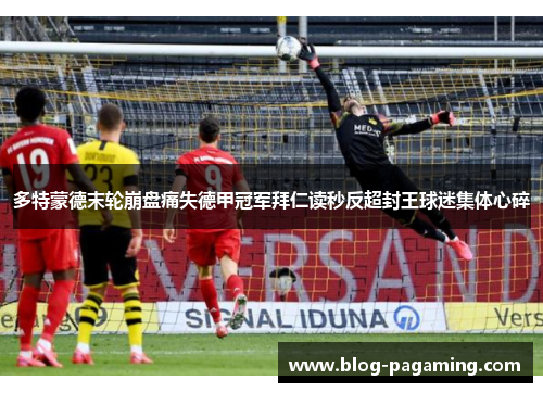 多特蒙德末轮崩盘痛失德甲冠军拜仁读秒反超封王球迷集体心碎 多特蒙德末轮崩盘痛失德甲冠军拜仁读秒反超封王球迷集体心碎